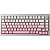 Teclado Gamer Mecânico Akko Monsgeek M1W HE-SP RGB Sem Fio Switch Yellow - Silver/Pink (Inglês) - Imagem 4