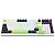 Teclado Gamer Mecânico Redragon Eisa Max K686WBG-RGB-MAX 96% RGB Sem Fio Switch Mint Mambo - Branco/Preto/Verde (Inglês) - Imagem 6