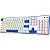 Teclado Gamer Mecânico Redragon Faye Pro K685WB-RGB-PRO RGB Sem Fio Switch Red - White/Blue (Inglés) - Imagem 7