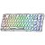 Teclado Gamer Redragon ELF K649 Pro RGB Backlit Bluetooth - Branco/Transparente - Imagem 5