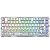 Teclado Gamer Redragon ELF K649 Pro RGB Backlit Bluetooth - Branco/Transparente - Imagem 4