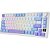 Teclado Mecânico Royal Kludge M75 75% Click Wireless Switch Blue - Taro Milk - Imagem 2
