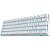 Teclado Mecânico Royal Kludge RK61 60% RGB Tátil Wireless Switch Brown - Branco - Imagem 1