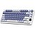 Teclado Mecânico Royal Kludge RKM75 75% RGB Sem Fio Switch Blue - Ocean Blue (Inglês) - Imagem 4