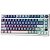 Teclado Mecânico Royal Kludge RKM75 75% RGB Sem Fio Switch Blue - Ocean Blue (Inglês) - Imagem 3