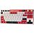 Teclado Mecânico Royal Kludge RKM87 75% RGB Sem Fio Switch Cream - Famicom (Inglês) - Imagem 2