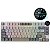 Teclado Mecânico Royal Kludge RKN80 75% RGB Sem Fio Switch Brown - Pearly Dawn (Inglês) - Imagem 7