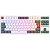 Teclado Mecânico Royal Kludge RKR75 75% RGB USB-C Switch Red - White/Gray/Red (Portugués) - Imagem 1