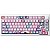 Teclado Sem Fio Akko Mod 007 7th Anniversary - Branco (Yellow Magnetic) - Imagem 1