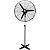 Ventilador de Parede/Chão Mega Star FAN26B 2 em 1 26" 130W 220V - Preto - Imagem 3
