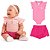 Fantoni Bebê Menina Body C/Gola+Shorts Saia Babado(30095/30175) - Imagem 5