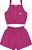 Fantoni Conjunto Infantil Menina  Cropped + Shorts Fru-Fru (50730) - Imagem 3