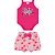 Fantoni Body De Alcinha e Short Fru-Fru Pink (30557) - Imagem 1