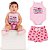 Fantoni Body De Alcinha e Short Fru-Fru Rosa Fraco (30557) - Imagem 1