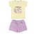 Fantoni Conjunto Bebê Blusa E Shorts W-Amarelinho (30859) - Imagem 1