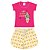 Fantoni Conjunto Blusa Pink E Shorts Est. Sol (40112-40241) - Imagem 1