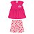 Fantoni Conjunto Batinha E Shorts Ciclista Pink (50845) - Imagem 1