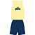 Fantoni Conjunto Machão Amarelo e Bermuda Moletinho (10125) - Imagem 1