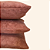 Kit 3 capas de almofadas linho rosa envelhecido - Imagem 2