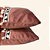 Kit 2 capas de almofadas veludo vinho marsala - Imagem 2
