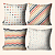 Kit 4 capas de almofadas formas geometricas coloridas - Imagem 1