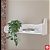 Prateleira de fixar na parede quarto ou sala MDF Branco - Imagem 5