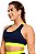 Top fitness luxo confort elastico neon com bojo - Imagem 2