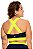 Top fitness luxo confort elastico neon com bojo - Imagem 3