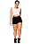 Short luxo moletinho preto - Imagem 4