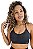 Top luxo essence franzido preto com bojo - Imagem 1