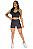 Short luxo essence liso preto - Imagem 4