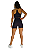 Short luxo essence liso preto cordão frontal - Imagem 5