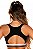Top luxo preto listra branca com bojo - Imagem 2