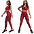 Legging basic vinho com tule lateral - Imagem 2