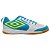 Chuteira Futsal Umbro Pro 5 Bump Branco/ Azul/ Limão - Imagem 1