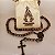 Terço em madeira imbuia cordão 8mm Nossa Senhora Aparecida com saquinho bordado - 163692 - Imagem 1