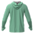 Camisa Poliester com Capuz, Passante no Polegar, Verde Claro - Imagem 4