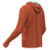 Camisa Poliester com Capuz, Passante no Polegar Laranja - Imagem 3