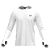 Camisa Poliester com Capuz, Passante no Polegar BRANCO - Imagem 1