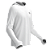 Camisa Poliester com Capuz, Passante no Polegar BRANCO - Imagem 2