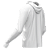Camisa Poliester com Capuz, Passante no Polegar BRANCO - Imagem 3