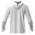 Camisa Poliester com Capuz, Passante no Polegar BRANCO - Imagem 4