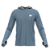 Camisa Poliester com Capuz, Passante no Polegar AZUL CLARO - Imagem 1