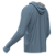 Camisa Poliester com Capuz, Passante no Polegar AZUL CLARO - Imagem 3