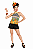 Fantasia conjunto Carmen adulto com tiara - Imagem 1