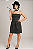 Fantasia de Mafiosa Feminina Vestido Risca de Giz - Imagem 1