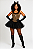 Fantasia Vestido Oncinha Adulto com tiara - Imagem 1