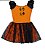 Fantasia vestido Bruxa laranja juvenil - Imagem 2
