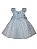 Fantasia vestido Princesa do Gelo infantil com capa - Imagem 2