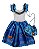 Fantasia vestido Princesa Bel infantil com bolsinha - Imagem 1